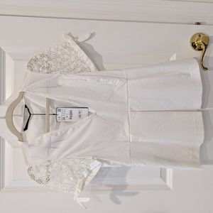 Zara brand new white blouse